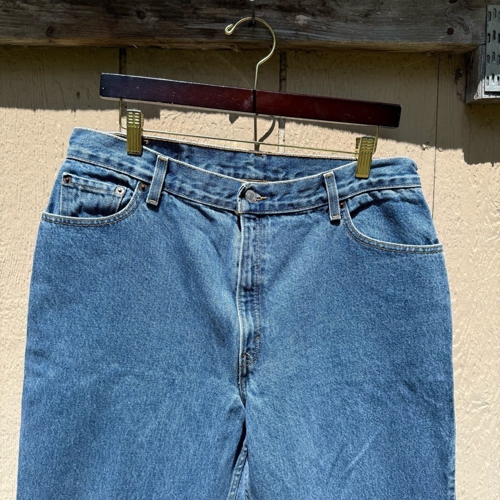 Vintage Levis 550 Jeans Womens 16 MIS M High Rise Relaxed Fit Tapered Leg - Picture 2 of 6